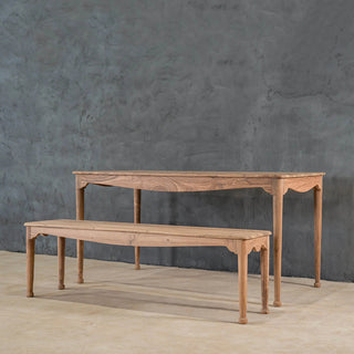 Adel Dining Table and Bench - Qarnation Adel Dining Table and Bench  Dining table sets 47141d-2.myshopify.com adel-dining-table-and-bench 