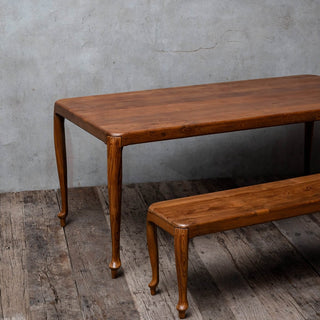 Agro Dining Table with Bench - Qarnation