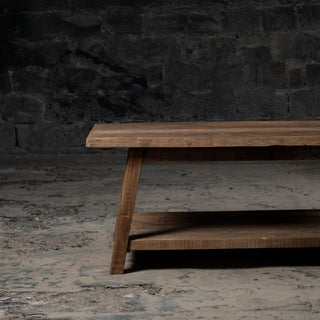 Countryside Shelfed Coffee table - Qarnation