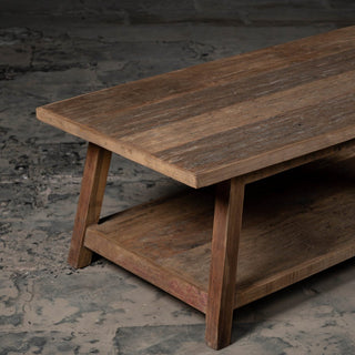 Countryside Shelfed Coffee table - Qarnation