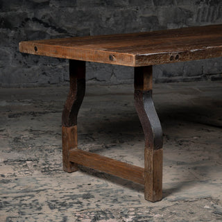 Curry Wooden Dining Table - Qarnation