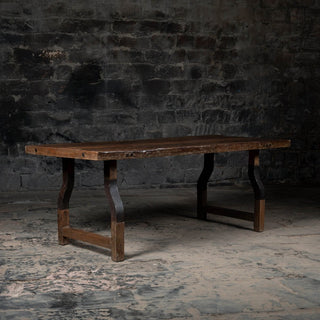 Curry Wooden Dining Table - Qarnation
