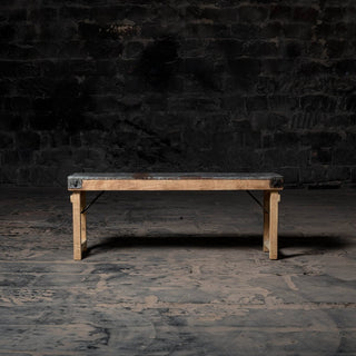 Haven Hinge Metallic bench - Qarnation