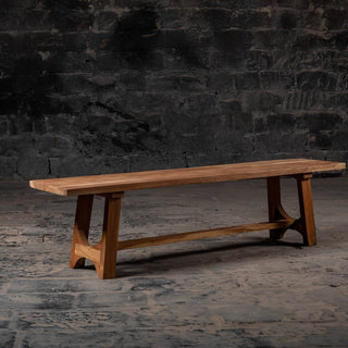 Reclaimed Neem Refuge Bench - Qarnation