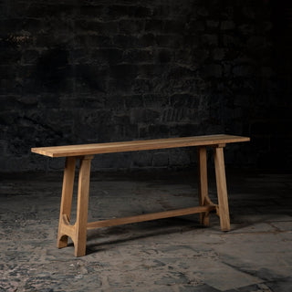Reclaimed Neem Refuge Console Table - Qarnation