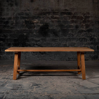 Reclaimed Neem Refuge Dining Table - Qarnation