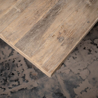 Reclaimed Weathered Wood Dining Table - Qarnation