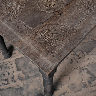 Rustic Wooden Dining Table - Qarnation