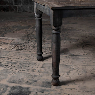 Rustic Wooden Dining Table - Qarnation