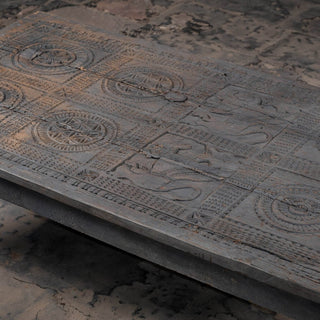 Seton Carving Vintage Coffee Table - Qarnation