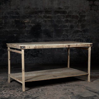 The Haven Hinge Counter Table With Bottom Shelf - Qarnation