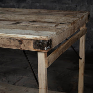 The Haven Hinge Counter Table With Bottom Shelf - Qarnation