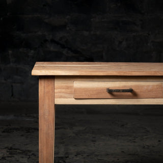 Timeless Tappered Drawered & Shelfed Console - Qarnation