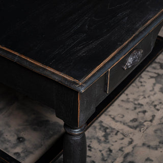 Traditional Writing Wooden Desk With Drawer - Qarnation