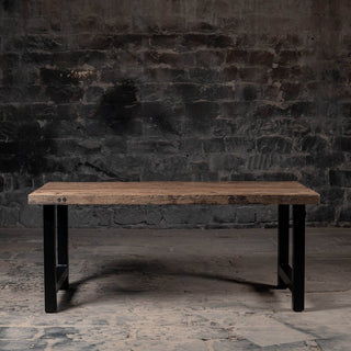 Vintage Reclaimed Weathered Wood dining Table - Qarnation